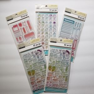 5 Recollections Stamp & Stencil Bundle Lot